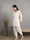 Kudi with a Swag!! - Lucknowi Kurta with Tulip Pants 2.0- OFF WHITE