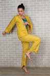 METTLE- Cutdana Blazer Jacket - Mustard