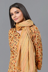 PANAAH - Yellow Three Piece Kurta Set with Dupatta