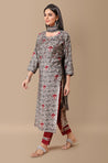 PANAAH - Maroon 3 Piece Kurta Set with Dupatta