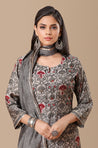 PANAAH - Maroon 3 Piece Kurta Set with Dupatta