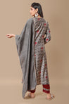 PANAAH - Maroon 3 Piece Kurta Set with Dupatta