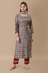 PANAAH - Maroon 3 Piece Kurta Set with Dupatta