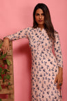 Pink Addiction - Long Kurta with mask