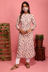 Pink Addiction - Long Kurta with mask