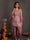 Go Bandhani !!! Rosewood Bandhani Kurta with Dhoti Pants