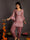 Go Bandhani !!! Rosewood Bandhani Kurta with Dhoti Pants