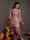 Go Bandhani !!! Rosewood Bandhani Kurta with Dhoti Pants