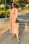 REZAAR- Beige Cowl Dress