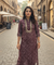 DESI SWAG -   Maroon Floral Printed Pathani Set