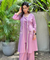 REZAAR-Lilac Three  Piece Cotton Jacket Set