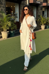 Rozana - Not-So-Basic White Co-Ord Kurta set