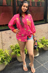 Desi Shirt- Pink Lotus Shirt