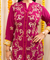 NAZM-  Magenta Pink Embroidered Two Piece Pathani Set
