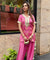 Farshi- Rani Pink Farshi set with Kurta and Wide leg Pants (Pre-Order).