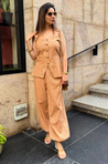 Rozana - Amber Stripe Waistcoat & Balloon Pant Co-Ord Set