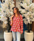 MAERI-Red Printed shirt