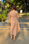 REZAAR- Beige Cowl Dress