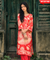 RIWAAYAT REBEL- Folk Art Inspired Red Printed Straight Kurta Set With Pants