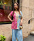 Farshi- Dual Shade Farshi set with Kurta and Wide leg Pants (Pre-Order).