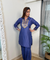 NOORANI-Persian Indigo Two Piece Patiala Set