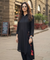 Rozana - Not-So-Basic Black Co-ord Kurta set