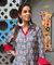 MAERI-Slate Blue Printed Shirt