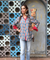 MAERI-Slate Blue Printed Shirt