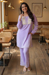 LEHER - Lavender  Ombre Two Piece Set