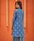 Festive  Dusty Royal blue  Jacket with Inner and Goro  Pant