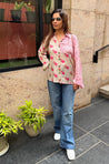 Desi Shirt- White Lotus Shirt