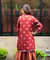 Festive Rust Red  Jacket with Inner and Goro  Pant