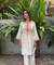 JUGNI-Neon Off-white Solid  Two -Piece Set
