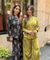 Rozana- Lime Green Printed Drape Pants Co-ord Set (PRE-ORDER)