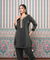 PASSORI -Black  Shimmer Pathani  Two Piece Set