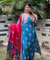 GEET - Celadon Blue Three Piece Suit Set  With Printed Dupatta