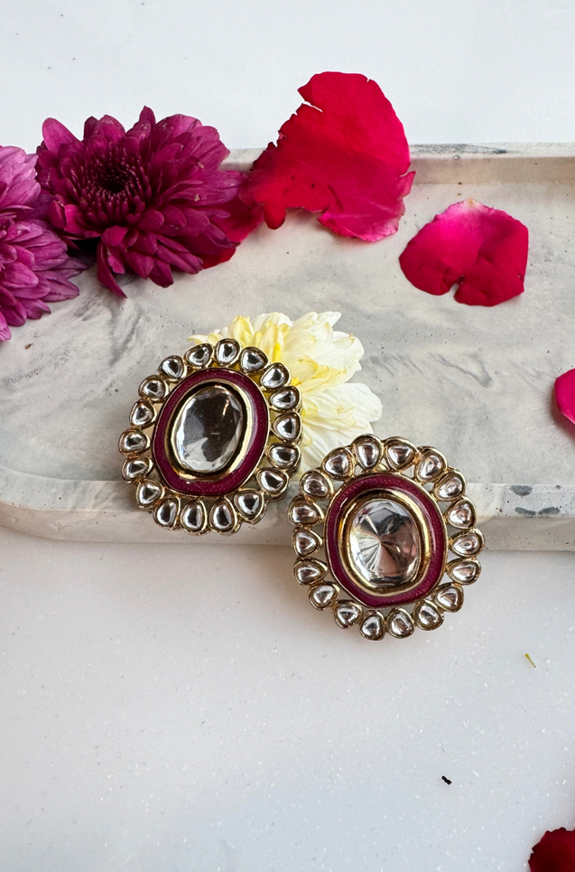 RUMI Kundan studs