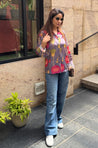 Desi Shirt-Purple Lotus Shirt