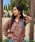 Jazba- Coffee Brown Pocket Printed Shirt