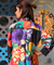 MAERI-Black Multicolor floral Printed Shirt
