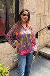 Desi Shirt-Purple Lotus Shirt