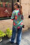 Desi Shirt-Green Lotus Shirt