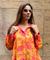 MAERI-Yellow Floral Printed shirt