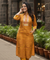 DESI SWAG  Yellow  Printed Co-ord Pathani Set