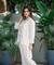 HOOR -Indo off-white Boho  Blazer Set