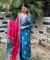 GEET - Celadon Blue Three Piece Suit Set  With Printed Dupatta