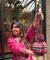 Festive Pink Patola Printed Farshi Salwar Set with Potli Bag(pre-order)