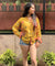 Desi Shirt- Yellow Lotus Shirt