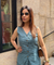 Rozana - Blue Waistcoat & Balloon Pants Co-Ord Set