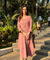 REZAAR- Dusty Pink Cowl Dress